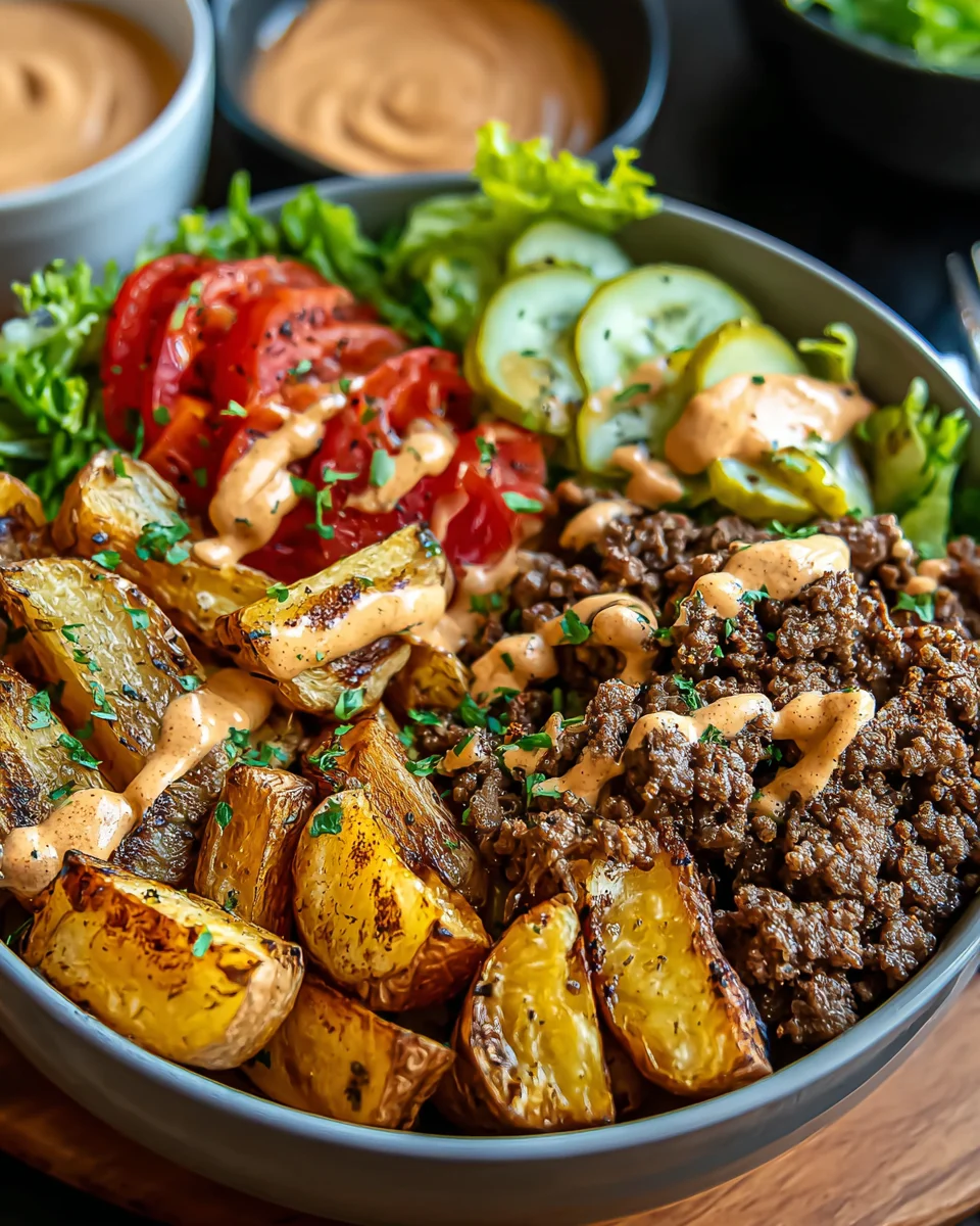 Bold Burger Bowls