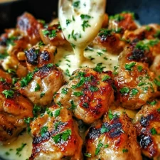 Grilled Chicken Bites with Creamy Garlic Sauce