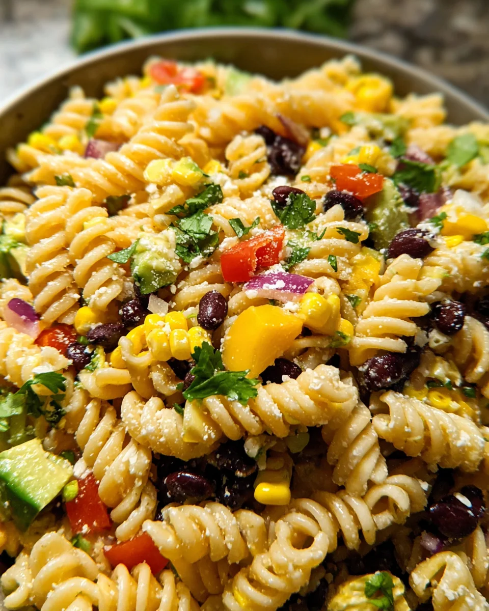 Mexican pasta salad