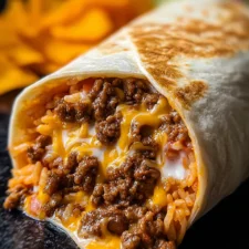 Stuffed Taco Bell Beef Burrito
