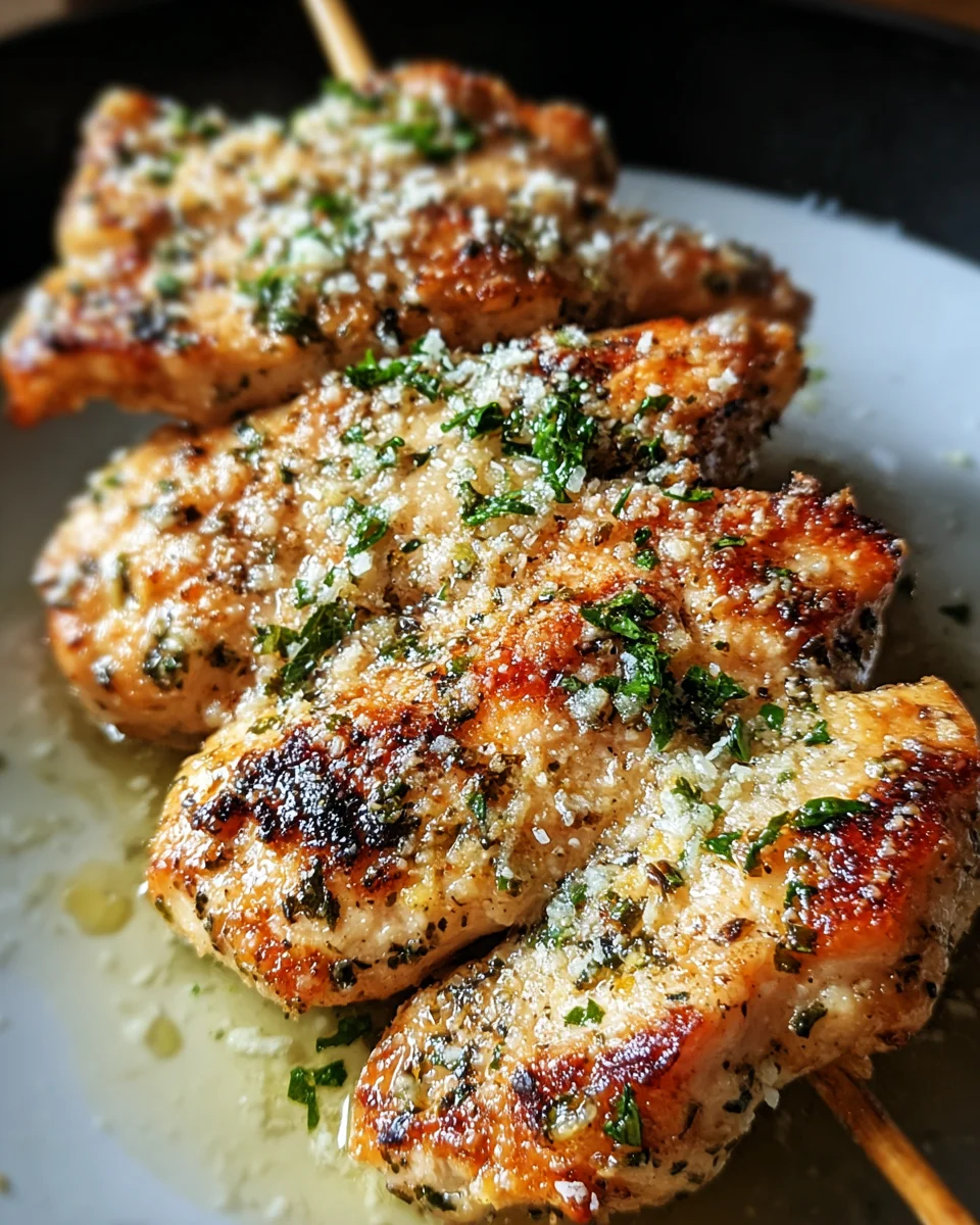 Blackstone garlic parmesan chicken