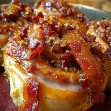 Bourbon Maple Bacon Cinnamon Rolls