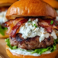Bacon Burger Creamy Sauce