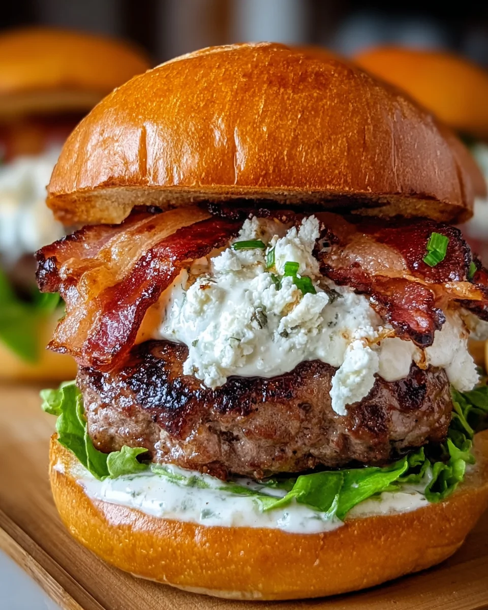 Bacon Burger Creamy Sauce