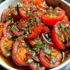 Zesty Marinated Tomatoes