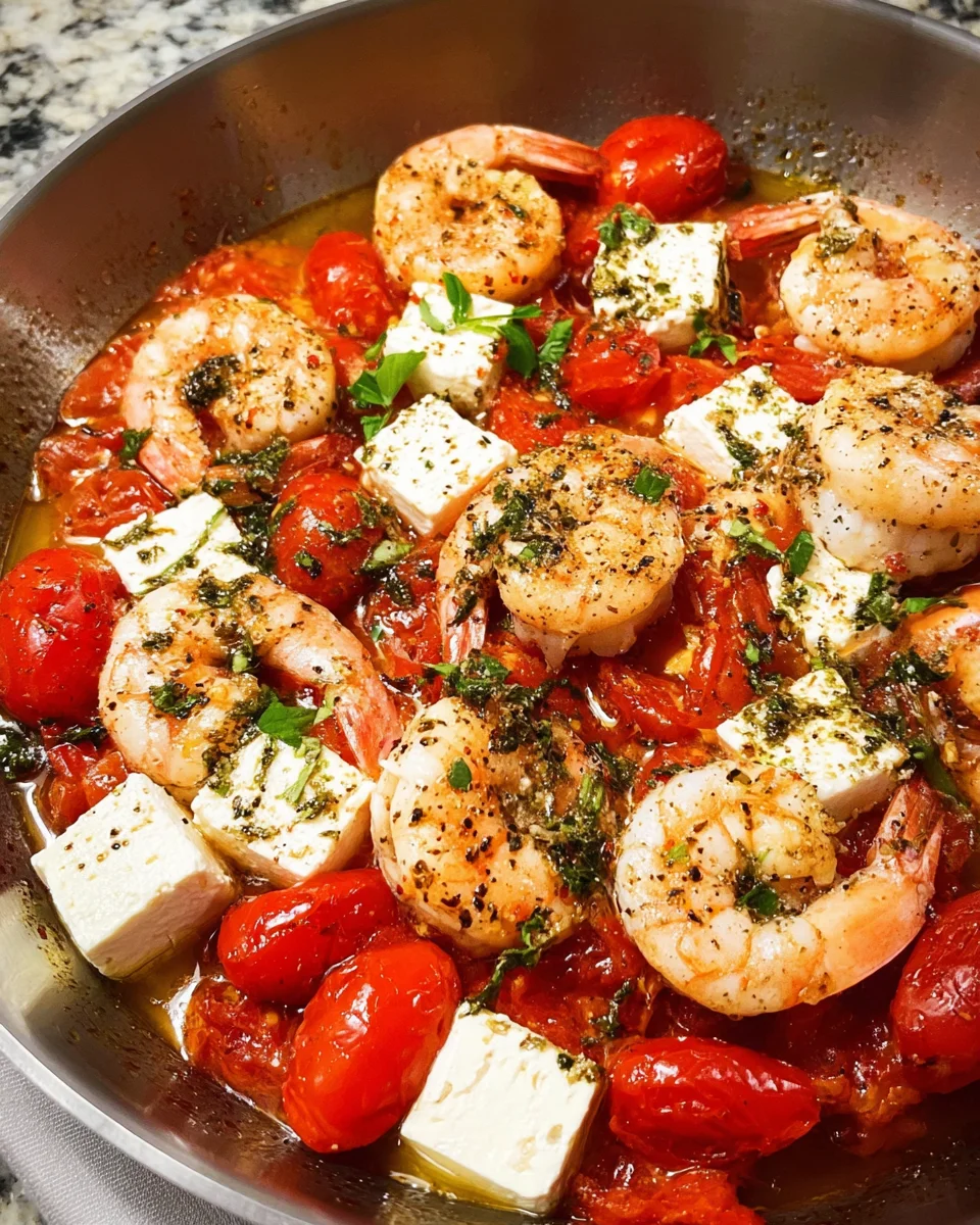 Baked Feta Shrimp and Tomatoes: A Flavorful Delight!