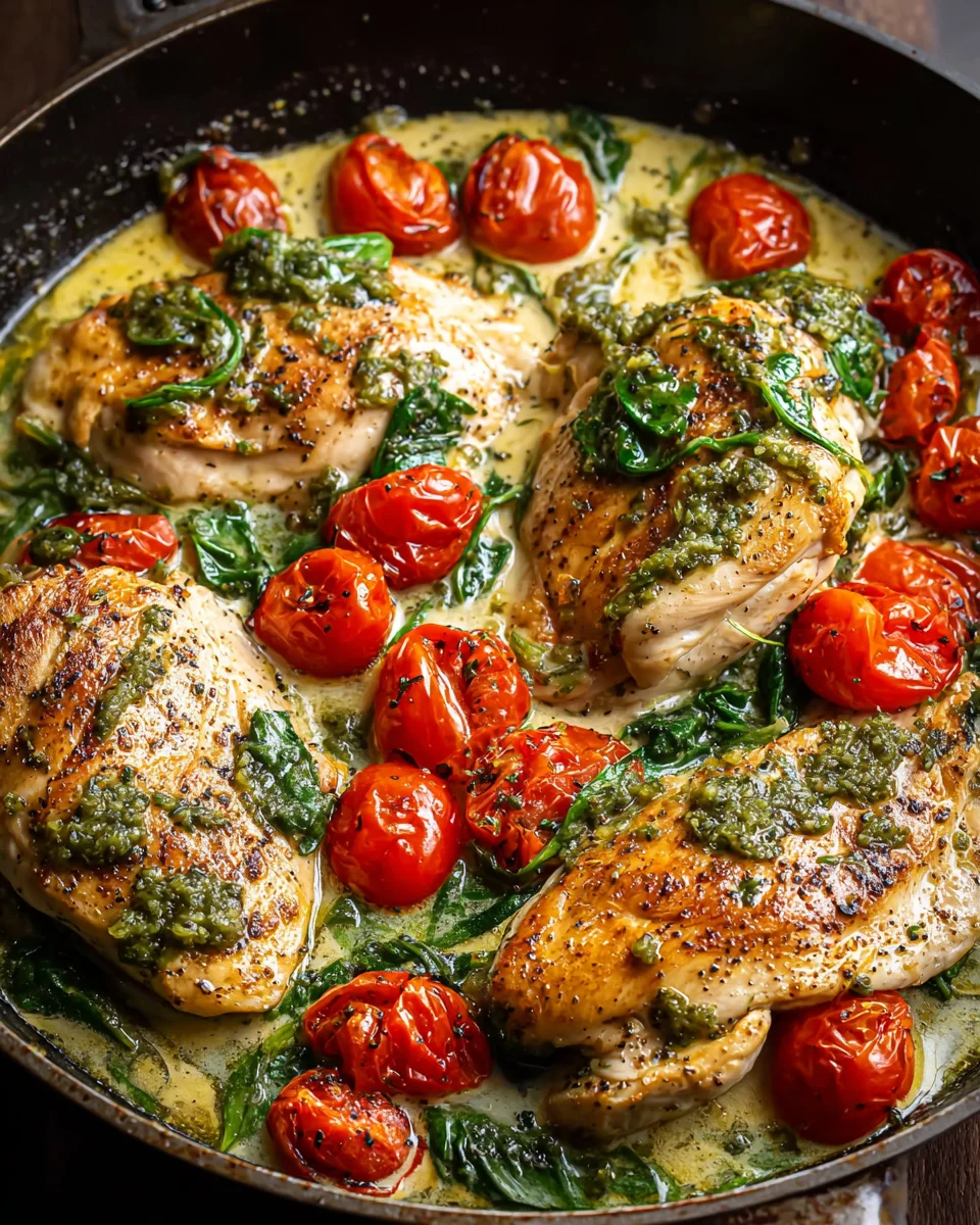 Creamy Pesto Chicken