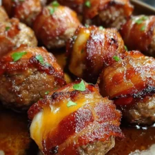 Cheddar-Stuffed BBQ Bacon Bombs
