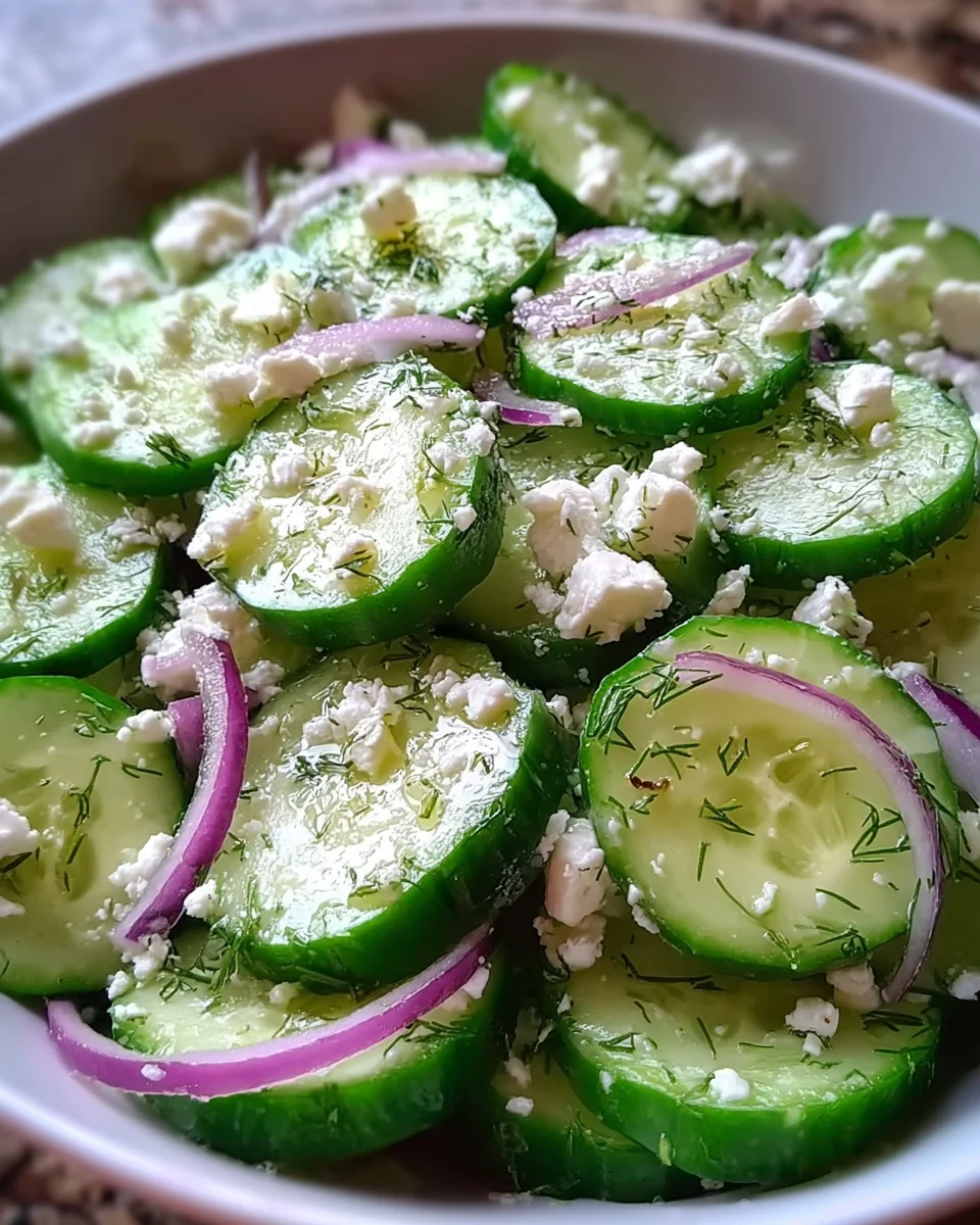 Cucumber Feta Salad