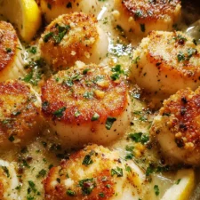 Baked Garlic Butter Scallops