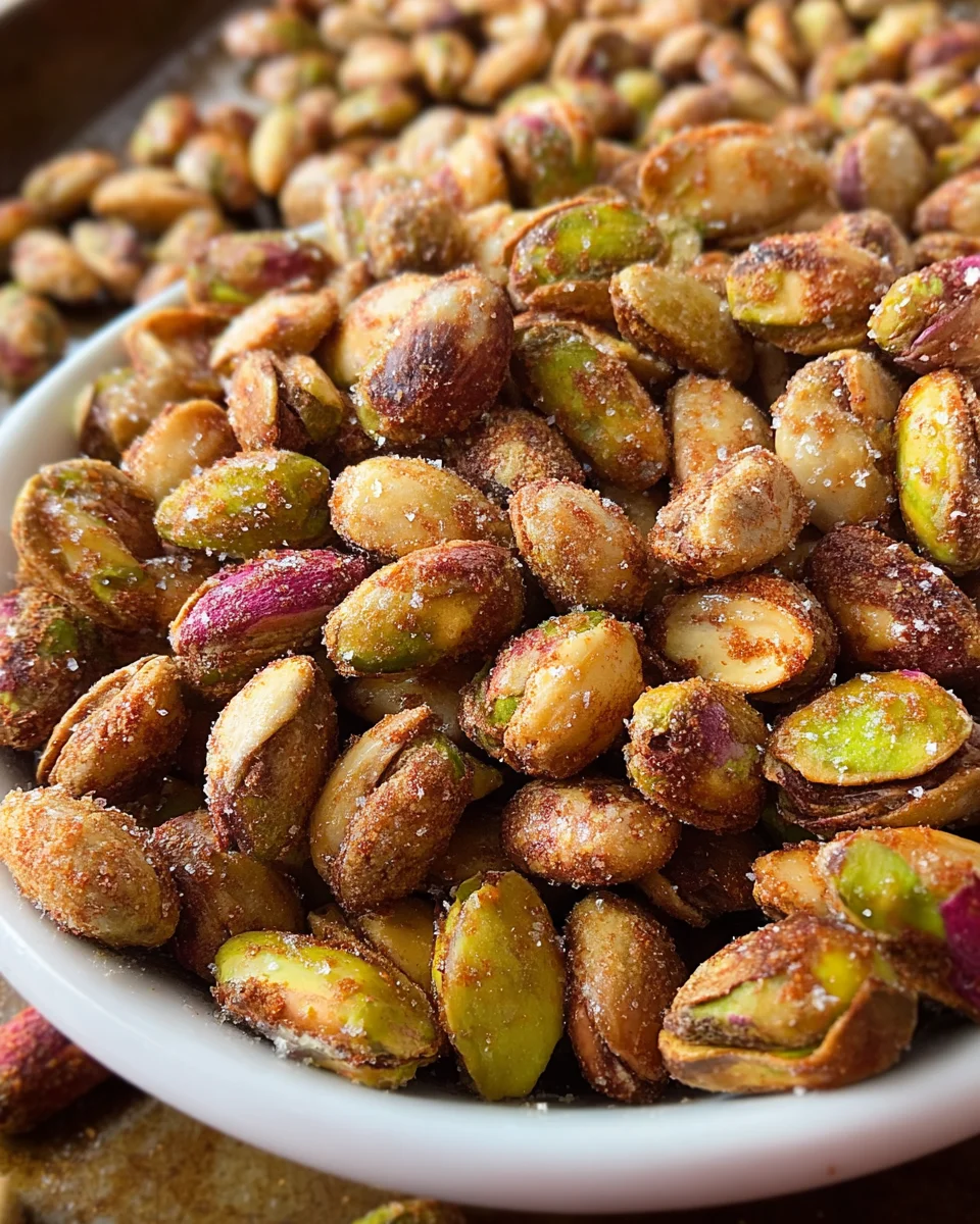 Candied Pistachios Cinnamon