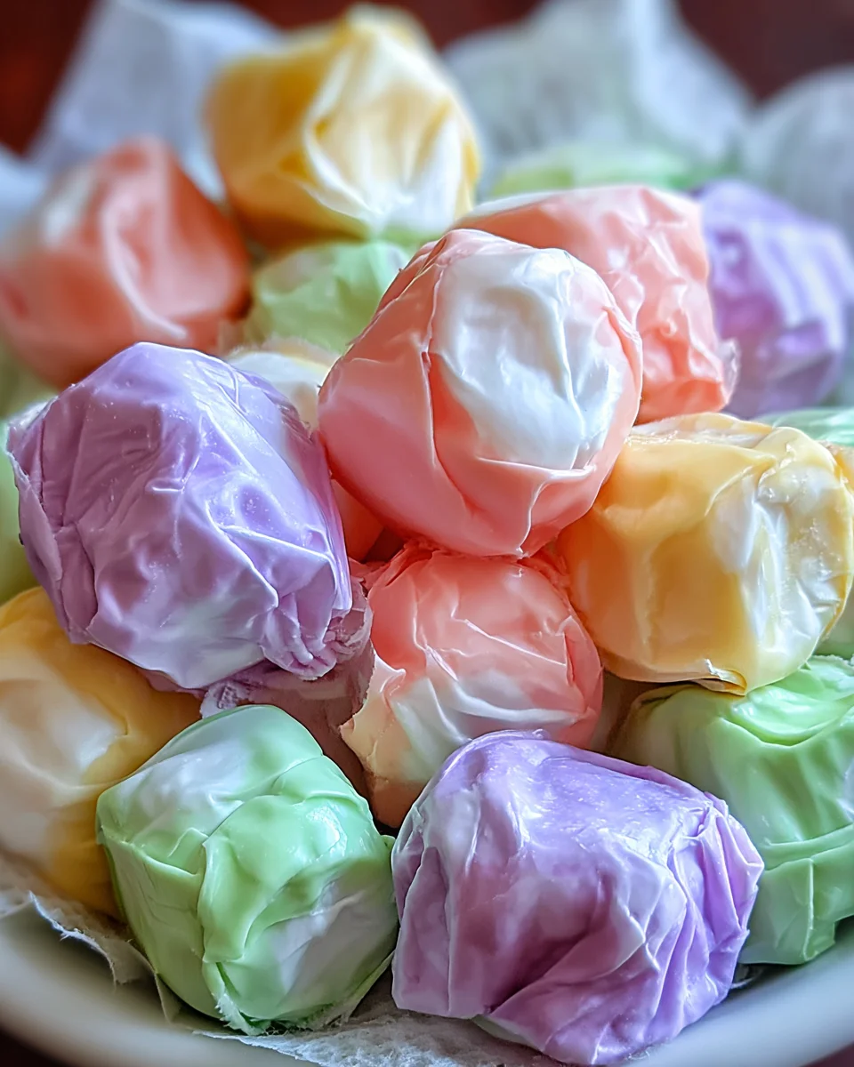 Homemade Saltwater Taffy Rolls