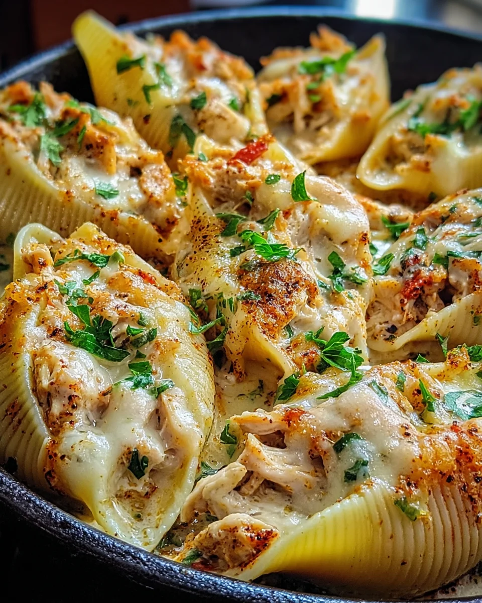 Creamy Cajun Chicken Stuffed Shells