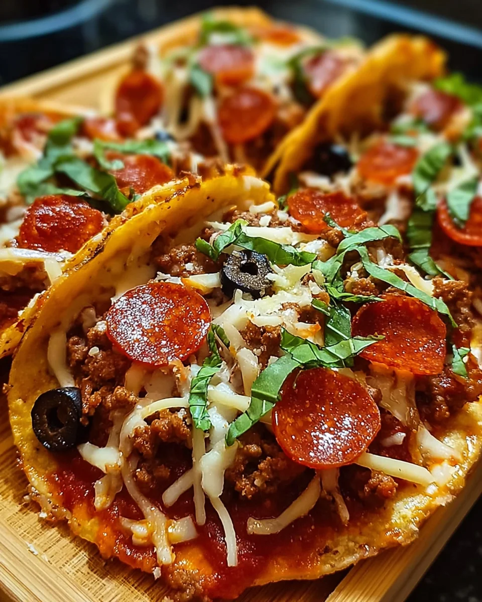 Meat Lovers Pizza Tacos
