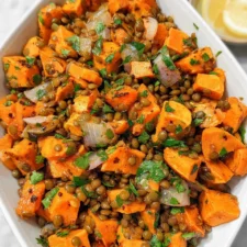 Lentil Sweet Potato Salad