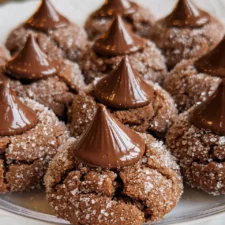 Hershey Kiss Chocolate Cookies