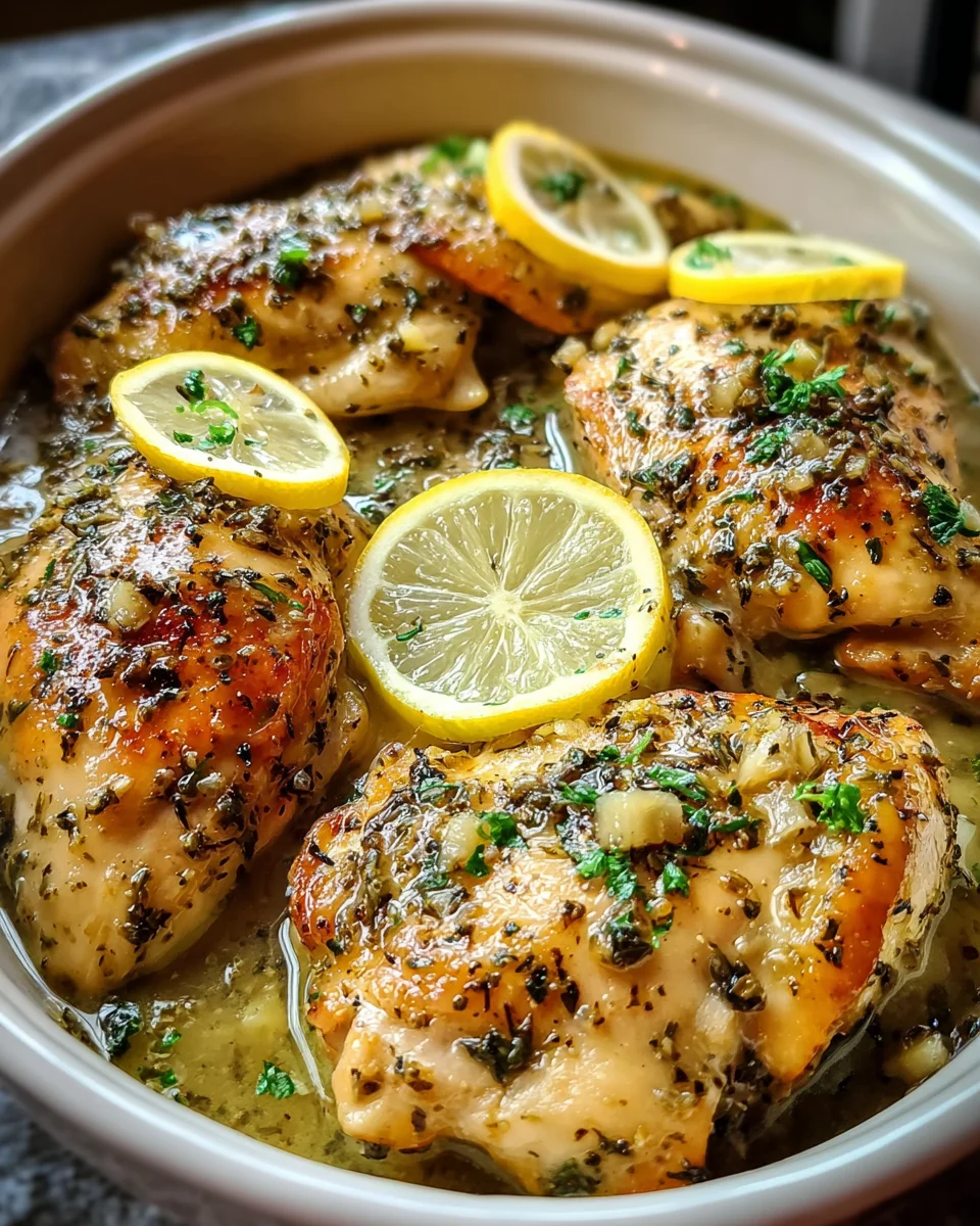 Lemon Garlic Chicken Delight