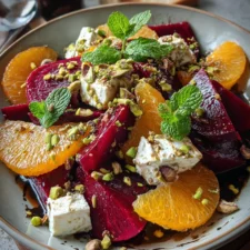 Beet and Orange Salad with Creamy Feta