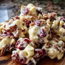 White Chocolate Cranberry Pecan Clusters