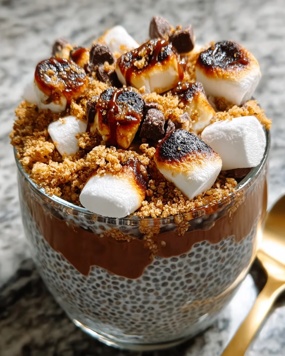 S’mores Keto Chia Pudding