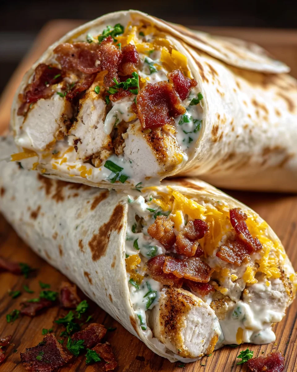 Crispy Bacon Chicken Ranch Wraps That You’ll Love!