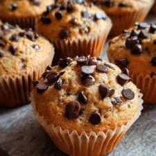 Chocolate Chip Peanut Butter Muffins