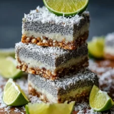 No-Bake Chia Pudding Bars with Zesty Coconut Lime Flavor