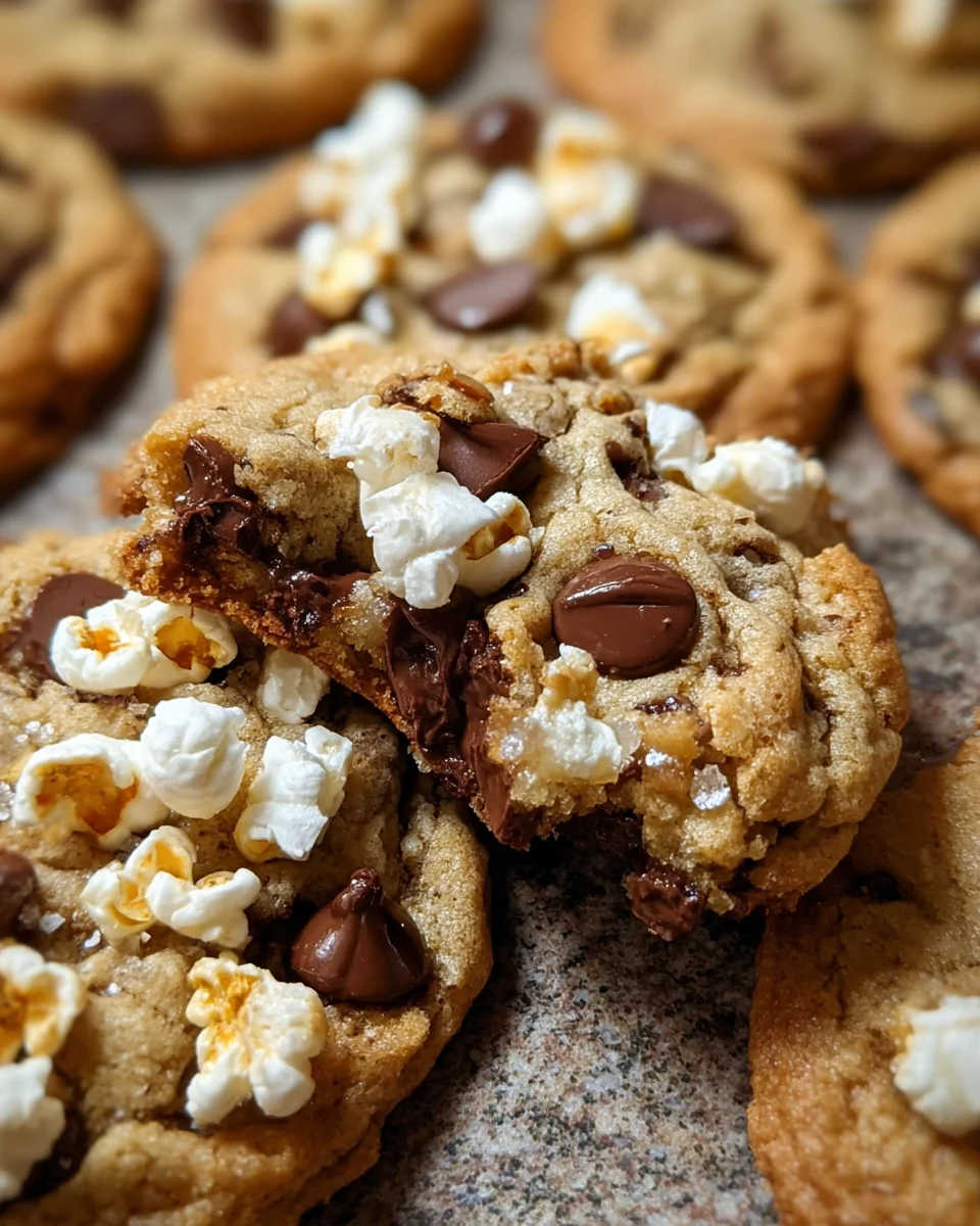 Popcorn Chocolate Chip Cookies