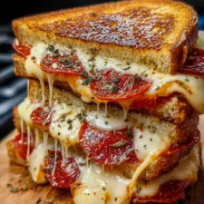 Pizza Grilled Cheese Sandwiches