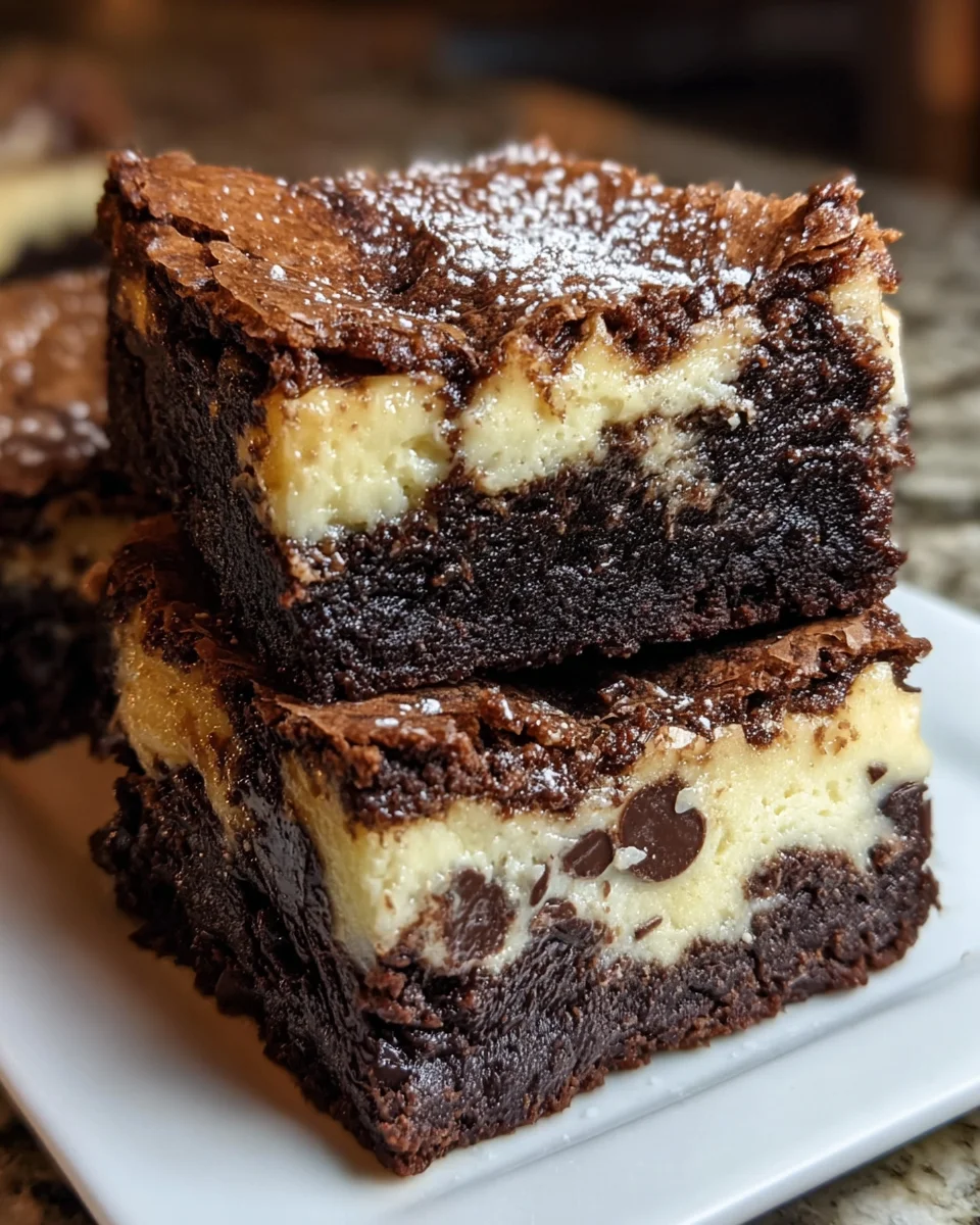 Creamy cheesecake brownies that will delight your taste buds!