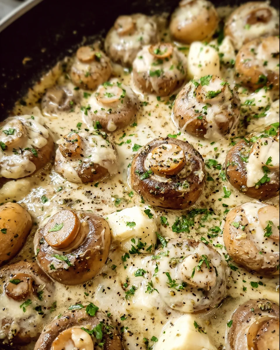 Garlic Parmesan Mushrooms