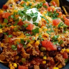 Slow Cooker Taco Casserole