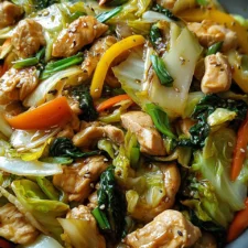 Chinese Chicken Cabbage Stir-Fry