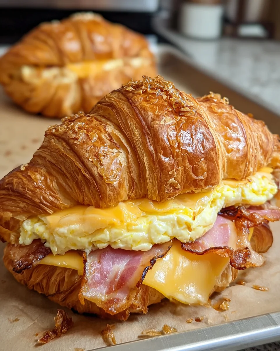 Croissant Breakfast Sandwiches: A Delicious Morning Treat!