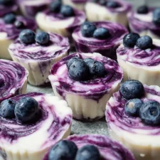Blueberry Swirl Yogurt Bites