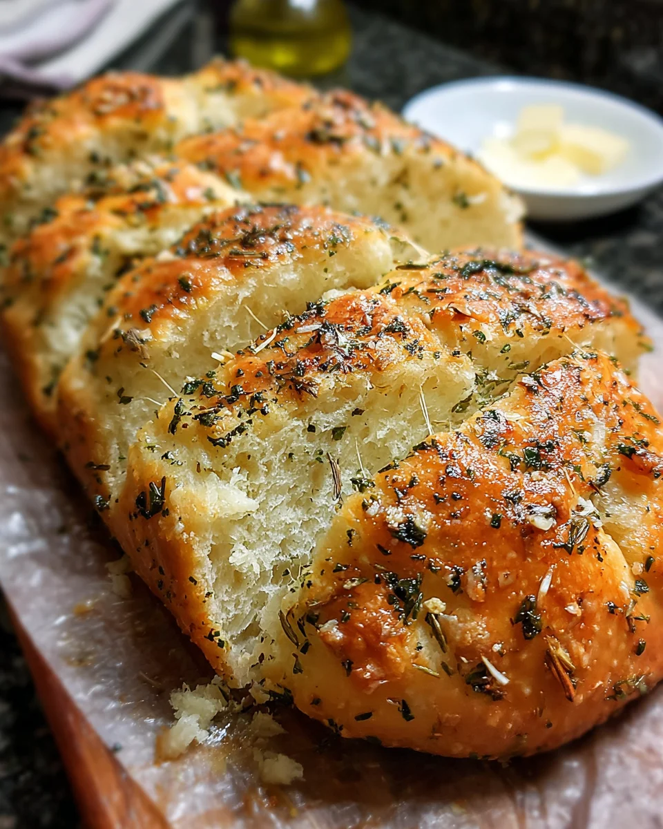 Garlic Parmesan Herb Bread