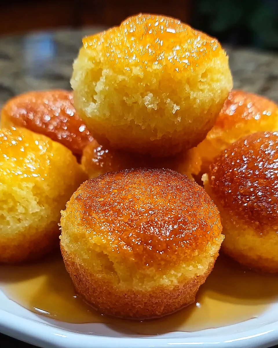 Honey Butter Cornbread Poppers