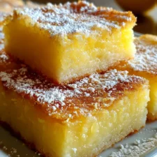 Two Ingredient Lemon Bars