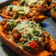 Turkey Taco Stuffed Sweet Potatoes