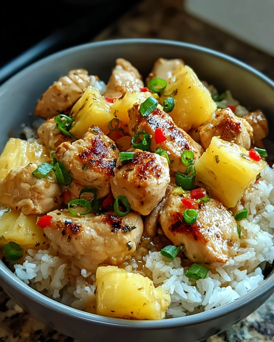 Pineapple Chicken and Rice