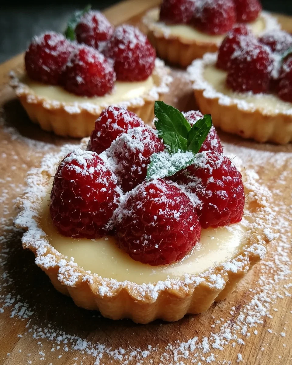 Raspberry Vanilla Tarts