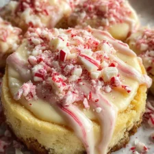 White Chocolate Peppermint Cheesecake