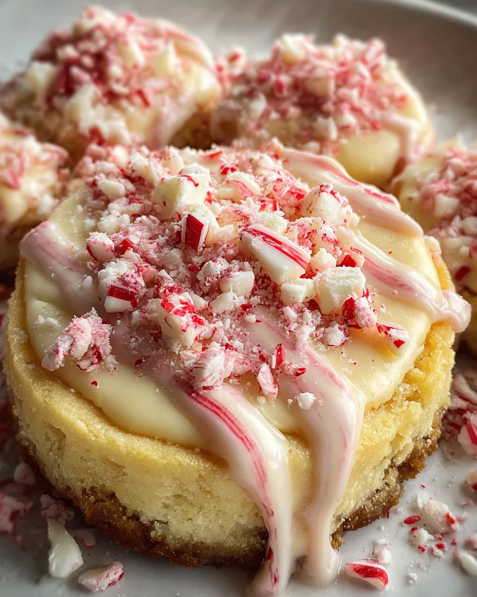 White Chocolate Peppermint Cheesecake