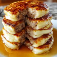 Sausage Dipped Pancakes Delight