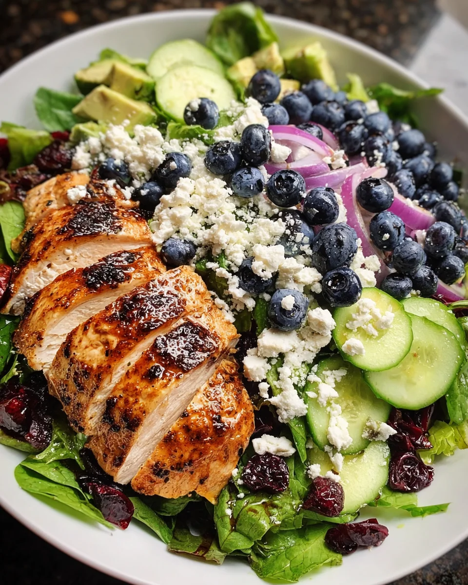 Chicken Blueberry Feta Salad