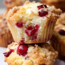 Cranberry Cream Cheese Muffins