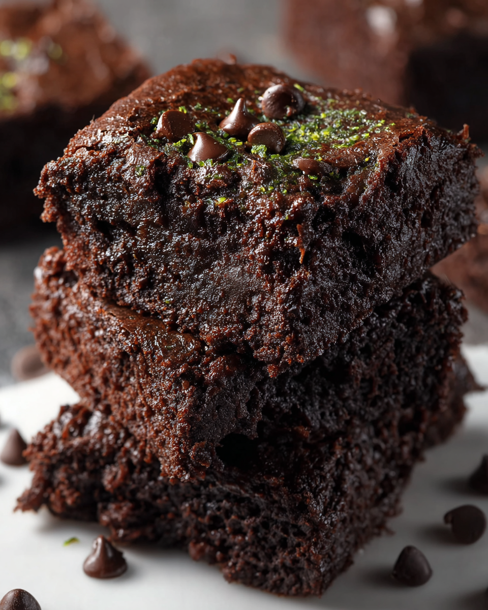Chocolate Zucchini Brownies