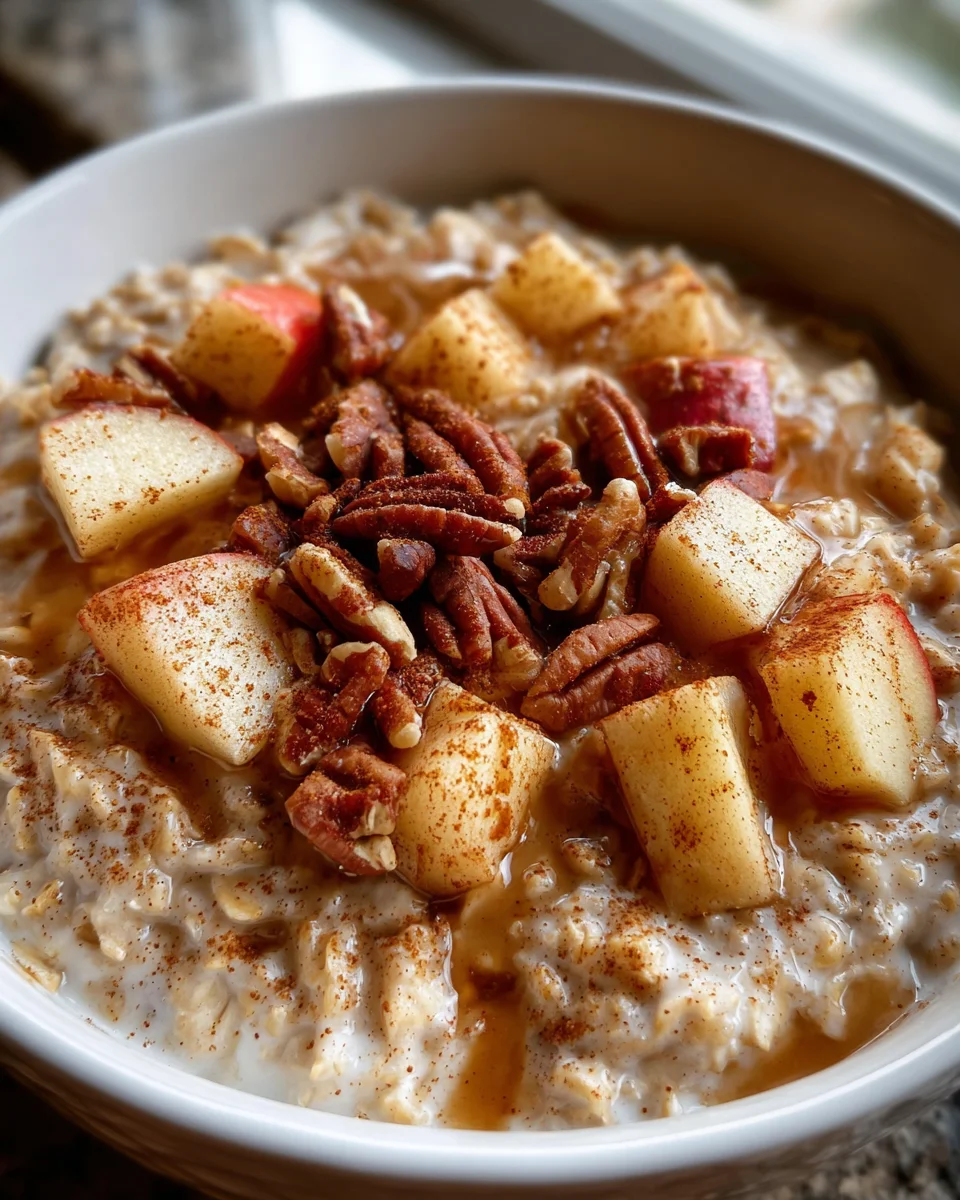 Cinnamon Apple Pie Oatmeal