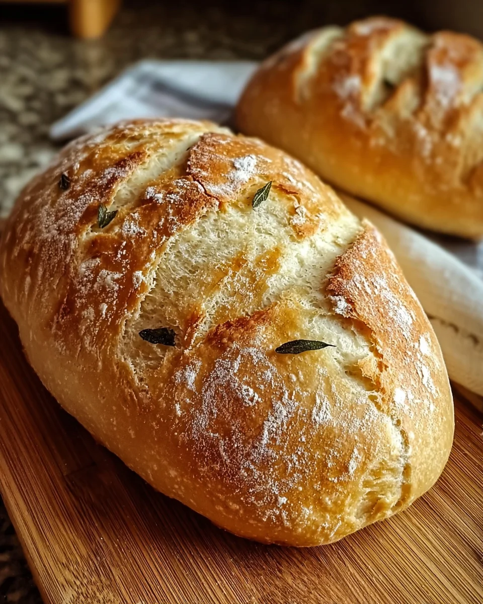 Crusty Italian bread