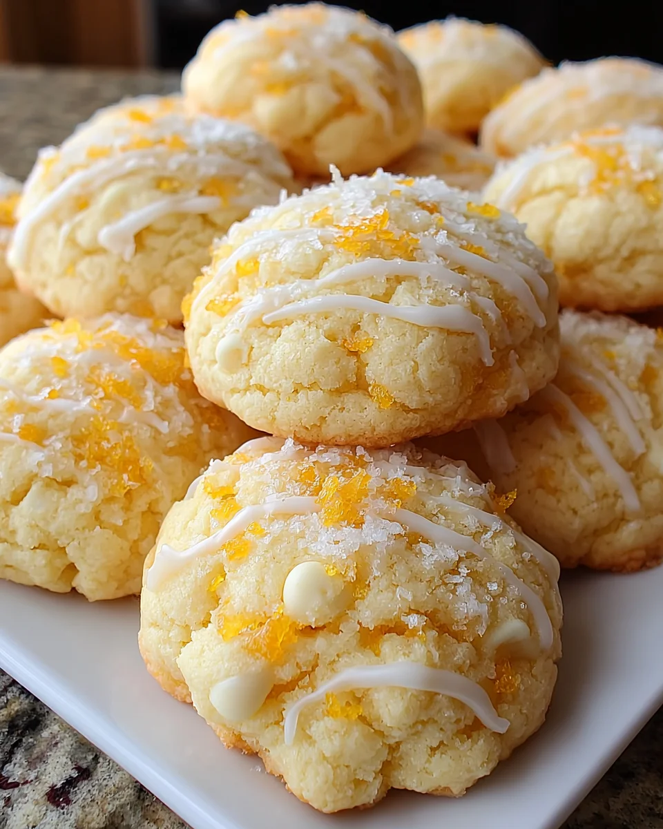 Creamsicle Orange Soft Chewy Cookies